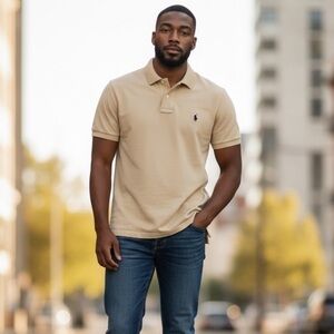 PO38 Mens POLO Ralph Lauren Designer Brand Polo Shirt XL